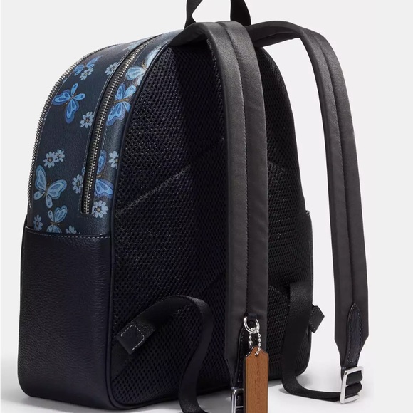 COACH NEW Court Backpack With Lovely Butterfly Print please make offers 🦋💙 - Picture 3 of 7